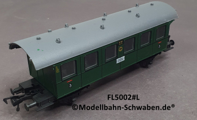 Fleischmann 5002 H0 Lokal-/Nebenbahn Personenwagen, 3.Kl., BN 51190 München, DB