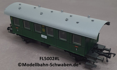 Fleischmann 5002 H0 Lokal-/Nebenbahn Personenwagen, 3.Kl., BN 51190 München, DB