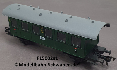 Fleischmann 5002 H0 Lokal-/Nebenbahn Personenwagen, 3.Kl., BN 51190 München, DB