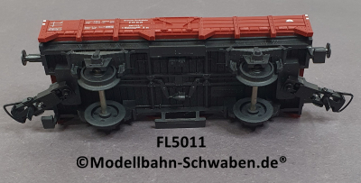 Fleischmann 5011 H0 Niederbordwagen Kklmmo, BN 326 3 777-7, DB, OVP