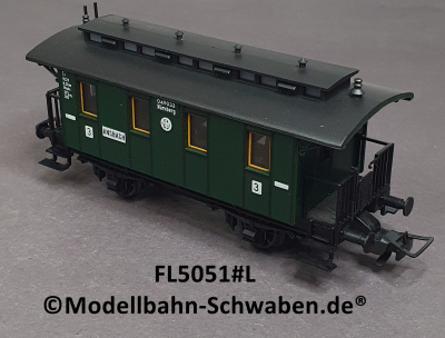 Fleischmann 5051 H0 Personenwagen 3.Kl., BN 049033. DRG