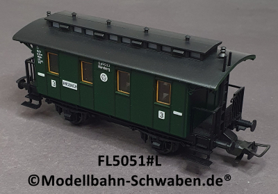 Fleischmann 5051 H0 Personenwagen 3.Kl., BN 049033. DRG