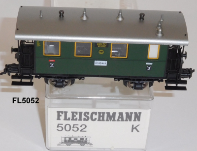 Fleischmann 5052 H0 Personenwagen 2./3.Kl., DRG, OVP