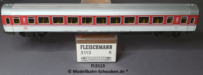 Fleischmann 5113 H0 IC/EC-Großraumwagen Bpmz 2. Kl., DB, OVP