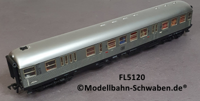 Fleischmann 5120 H0 Nahverkehrssteuerwagen Silberling m. Innen- und Zugschlussbeleuchtung, DB, OVP