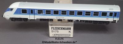 Fleischmann 5175 H0 InterRegio Steuerwagen 2.Kl. DC, DB, OVP