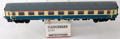 Fleischmann 5191 H0 IC/EC Abteilwagen 1.KL Aüm, m. Beleuchtung, DB, OVP