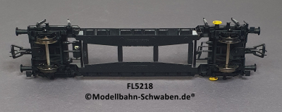 Fleischmann 5218 H0 Tiefladewagen, DB, OVP