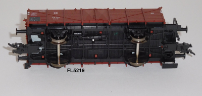 Fleischmann 5219 H0 Offener Güterwagen Om12 m.Kohle beladen, DB, OVP