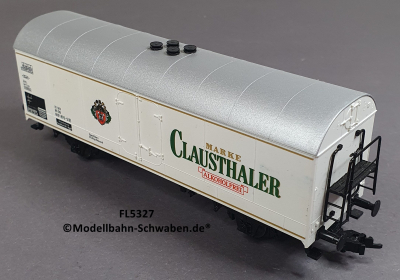 Fleischmann 5327 H0 Kühl- / Bierwagen Clausthaler, DB