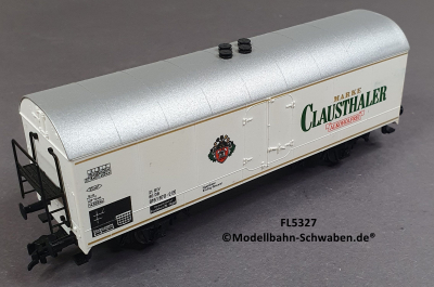 Fleischmann 5327 H0 Kühl- / Bierwagen Clausthaler, DB
