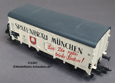 Fleischmann 5347 H0 Kühl- / Bierwagen Spatenbräu, DB, OVP