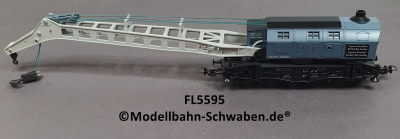 Fleischmann 5595 H0 Kranwagen Krupp-Ardelt Nürnberg 6700, DB, OVP