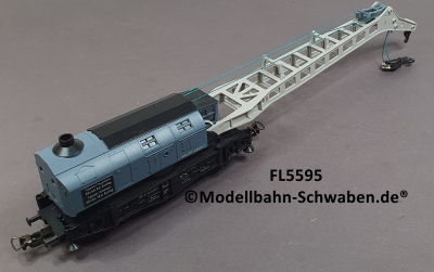 Fleischmann 5595 H0 Kranwagen Krupp-Ardelt Nürnberg 6700, DB, OVP