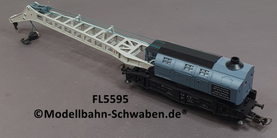 Fleischmann 5595 H0 Kranwagen Krupp-Ardelt Nürnberg 6700, DB, OVP