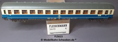 Fleischmann 5613 H0 IC Personenwagen 2. Kl., DB, OVP, Zugschlussbel. AC-Variante