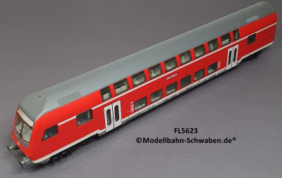 Fleischmann 5623 H0 Doppelstock-Steuerwagen 2. Kl. DBbzf, DB, OVP