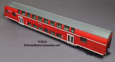 Fleischmann 5623 H0 Doppelstock-Steuerwagen 2. Kl. DBbzf, DB, OVP