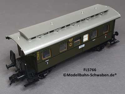 Fleischmann 5766 H0 Personenwagen 3. Kl., 92467 Breslau, DRG, OVP