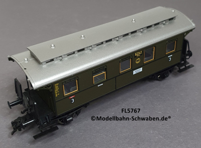 Fleischmann 5767 H0 Personenwagen 3. Kl.,92343 Altona, DRG, OVP