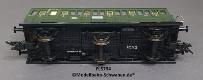 Fleischmann 5794 H0 Abteilwagen m. Bremserhaus 2.Kl., DB, OVP