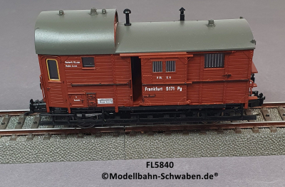 Fleischmann 5840 H0 Güterzugbegleitwagen Frankfurt 5171 Pg, P.St.E.V