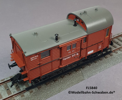 Fleischmann 5840 H0 Güterzugbegleitwagen Frankfurt 5171 Pg, P.St.E.V