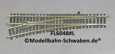Fleischmann 6048#L Modell-Gleis Schnellfahrweiche, Hand, links,
