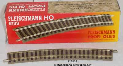 Fleischmann 6133 Gleis gebogen R4 R547 mm, 18°