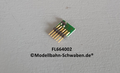 Fleischmann 664002 Stecker 6-polig für Schnittstelle nach NEM 651