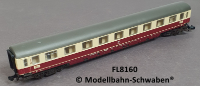 Fleischmann 8160 N IC/TEE Abteilwagen, Avmz 111, 1.Kl., BN 61 80 19-80 138-8. DB