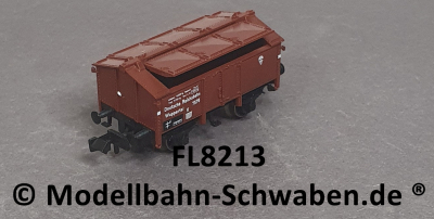 Fleischmann 8213 N Klappdeckelwagen, BN 7576 Wuppertal, DRG