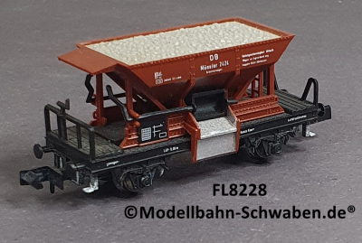 Fleischmann 8228 N Talbot Selbstentlade-/Schotterwagen Münster 2424, DB