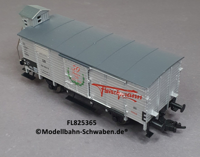 Fleischmann 825365 H0 Güterwagen m. Bremserhaus 50J.Fleischmann, DB, OVP