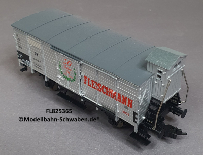 Fleischmann 825365 H0 Güterwagen m. Bremserhaus 50J.Fleischmann, DB, OVP