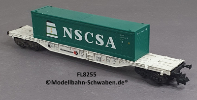 Fleischmann 8255 N Containertragwagen, NSCSA, Kombiwaggon