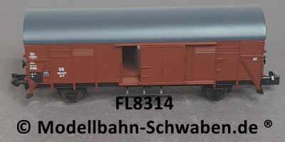 Fleischmann 8314 N Gedeckter Güterwagen Gl 11, Schiebetüren, BN 190 827, DB