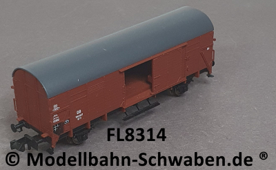 Fleischmann 8314 N Gedeckter Güterwagen Gl 11, Schiebetüren, BN 190 827, DB