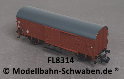 Fleischmann 8314 N Gedeckter Güterwagen Gl 11, Schiebetüren, BN 190 827, DB