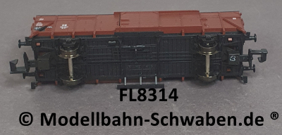 Fleischmann 8314 N Gedeckter Güterwagen Gl 11, Schiebetüren, BN 190 827, DB