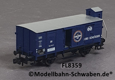 Fleischmann 8359 N Gedeckter Güterwagen G10, Brauerei Schlösser, DB