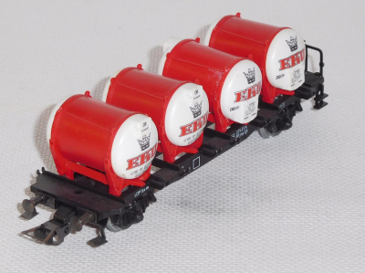 Fleischmann 864 H0 Behältertragwagen EKU, BN 015204, DB