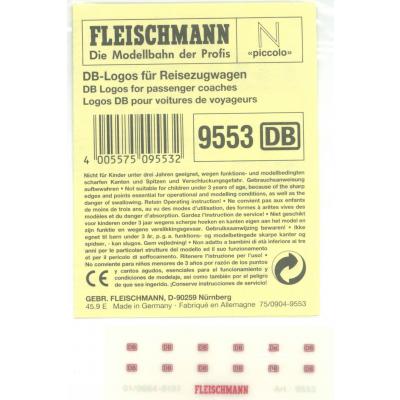 Fleischmann 9553 DB AG-Logos in neuester Ausführung für Reisezugwagen 12x