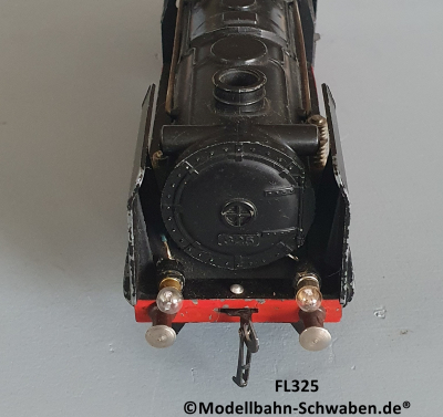 Fleischmann E325 Spur 0, Dampflok mit Schlepptender, Metall / Spritzlegierung