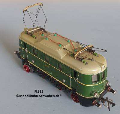 Fleischmann E335 Spur 0, E-Lok, Metall / Spritzlegierung,