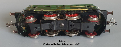 Fleischmann E335 Spur 0, E-Lok, Metall / Spritzlegierung,