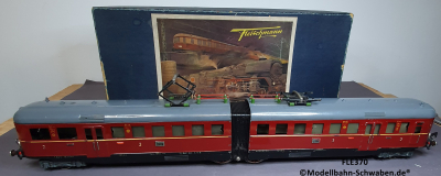 Fleischmann E370 Spur 0, Schnelltriebwagen, Metall, OVP