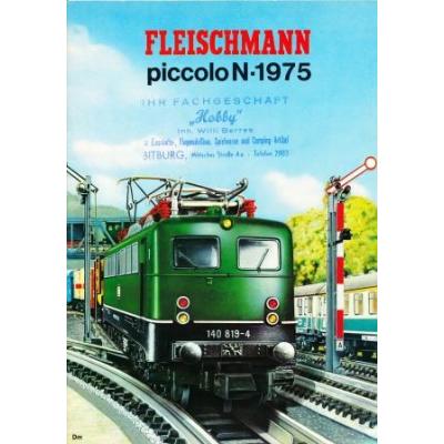 Fleischmann Hauptkatalog Spur N 1975