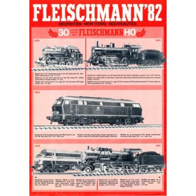 Fleischmann Neuheiten Prospekt 1982