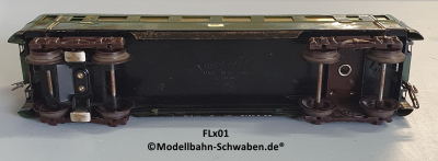 Fleischmann 410J Spur 0, Personenwagen 4-achsig, 2./3.Kl.